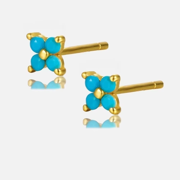 Dainty Flower Stud Earrings